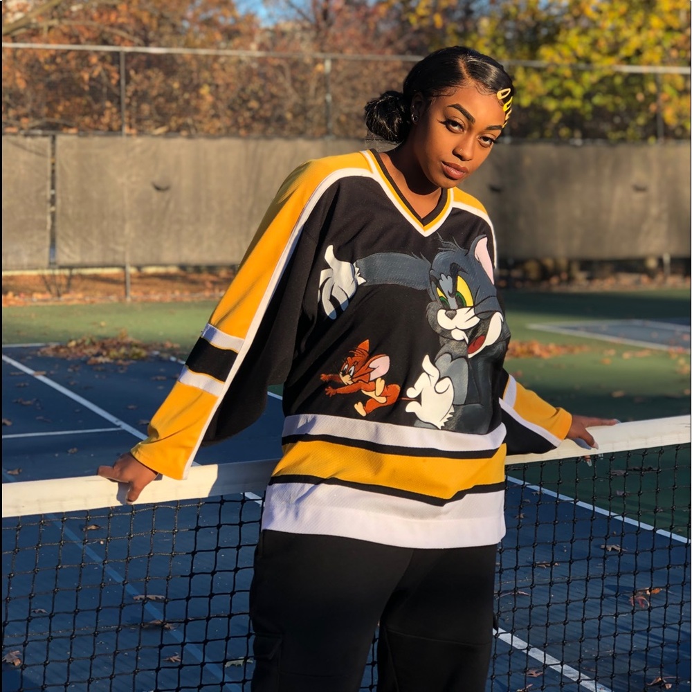 Hand painted Tom&Jerry jersey (L)
